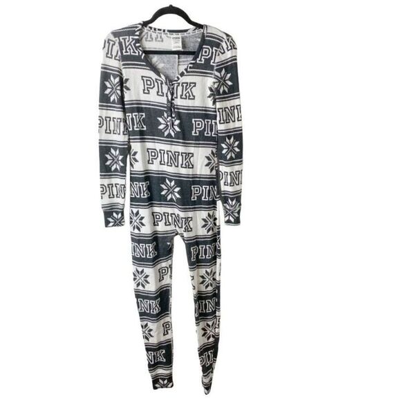 Pink by VS Fair Isle Jumpsuit - Picture 4 of 7